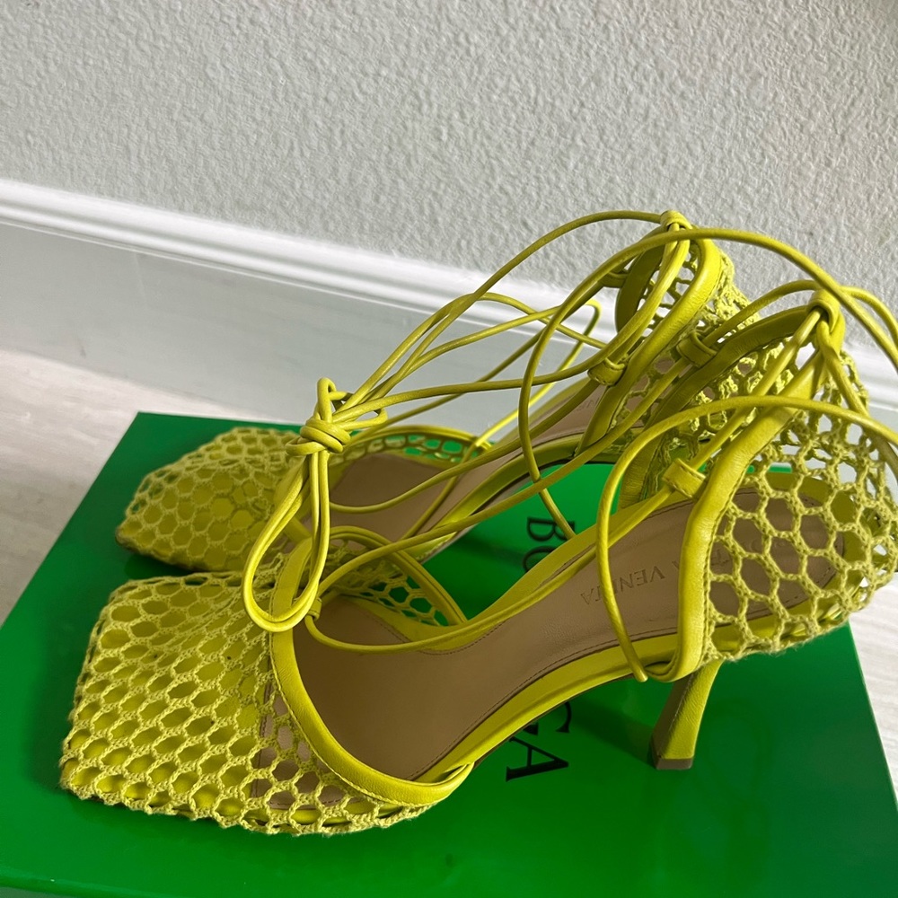 Bottega Veneta Mesh Stretch Sandals